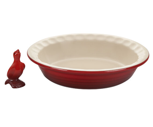 Le Creuset 9 Heritage Cerise Pie Pan - Cerise (Red) – the international  pantry