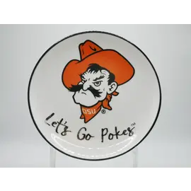 Valiant Gifts Valiant Gifts Oklahoma State Mascot Ceramic Round Trinket Tray