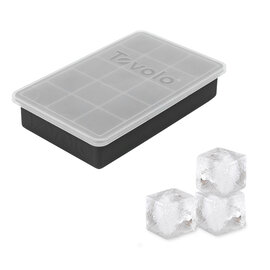 Tovolo Perfect Cube Ice Tray with Lid Charcoal