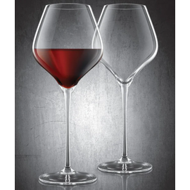 Final Touch Final Touch Burgundy Lead Free Crystal Glasses set of 2