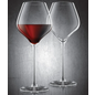 Final Touch Final Touch Burgundy Lead Free Crystal Glasses set of 2