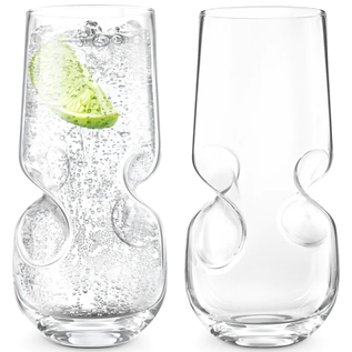 Final Touch Final Touch Bubbly Seltzer Beverage 17 oz Glasses Set of 2