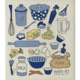 Wet It! Swedish Treasures Wet It! Cloth Baking Time Blue