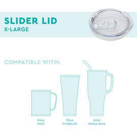 Swig Swig Slider Lid X-Large Clear