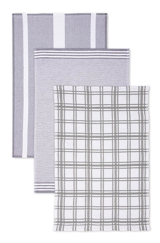 Modern Black And White Kitchen Towels