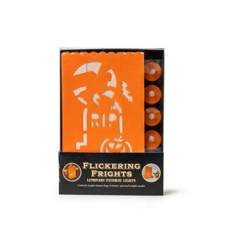 DM Merchandising Inc DM Halloween Luminary Pathway Markers with tealight SPECIAL BUY