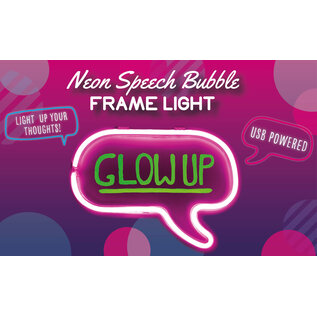 Fizz Creations Fizz Creations Neon Speech Bubble Frame Light