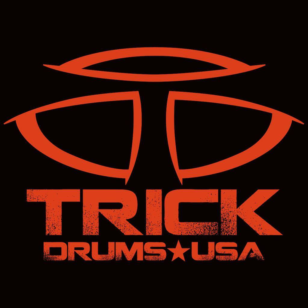 Logo Sticker Trick Drums USA