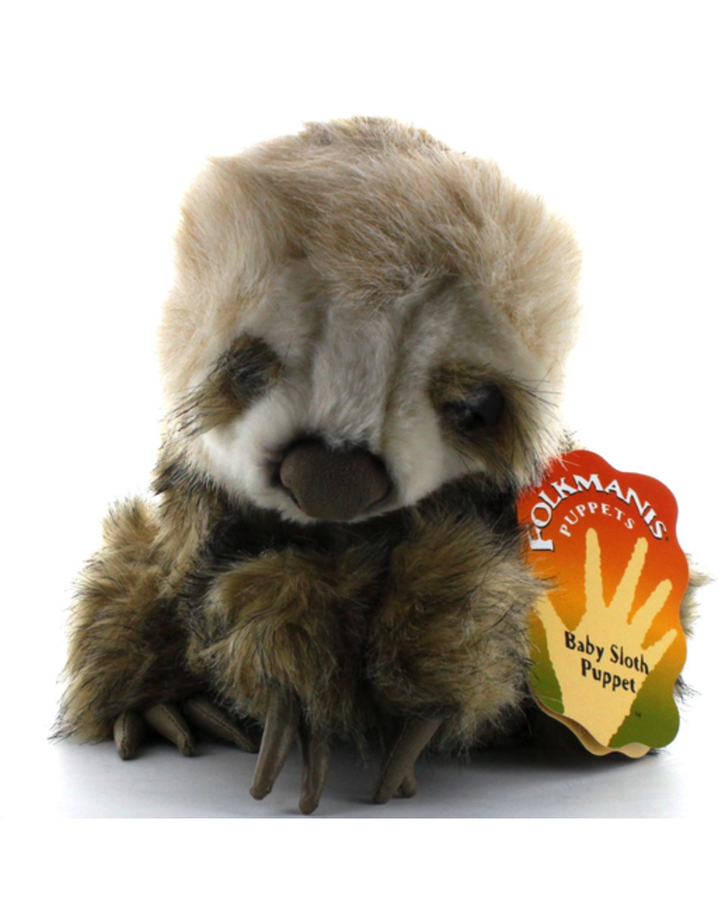 folkmanis sloth puppet