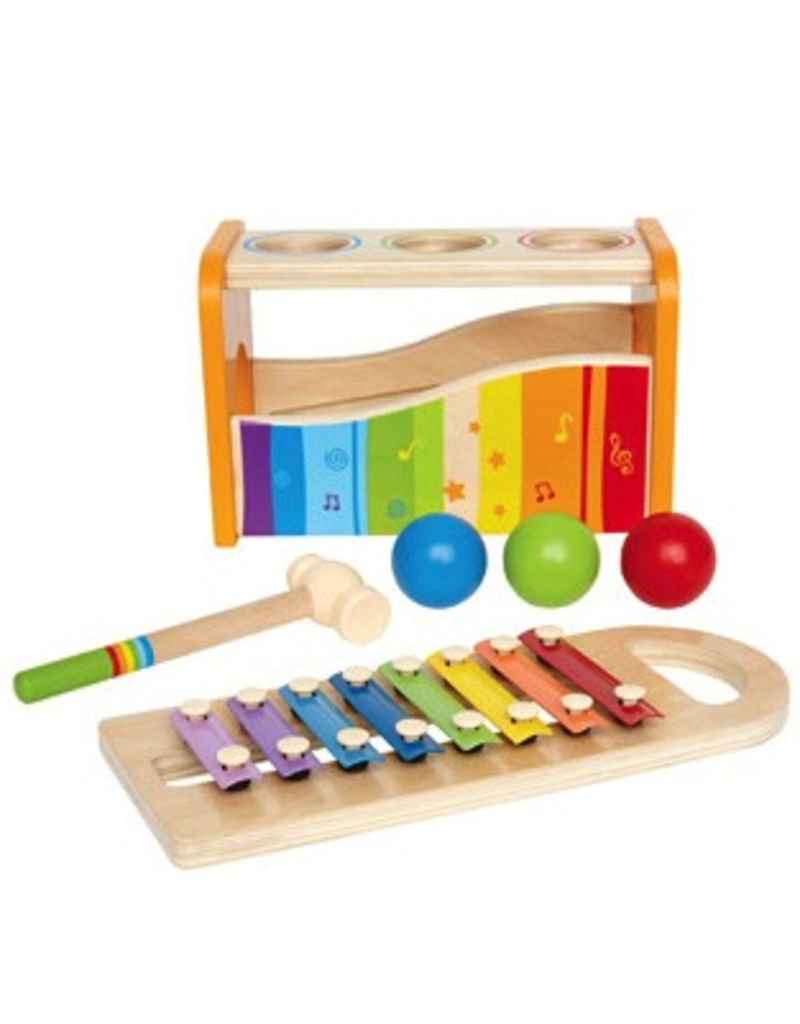 pound and tap bench by hape