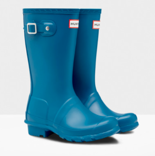 hunter boots turquoise