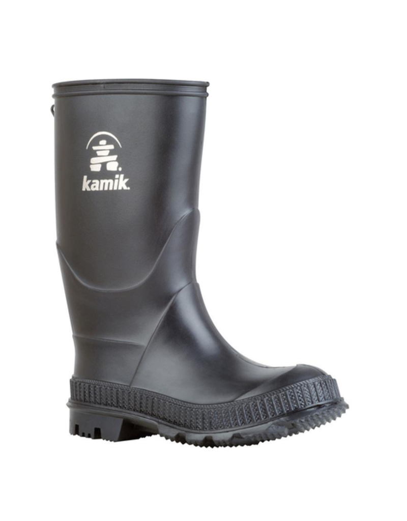 black and grey rain boots