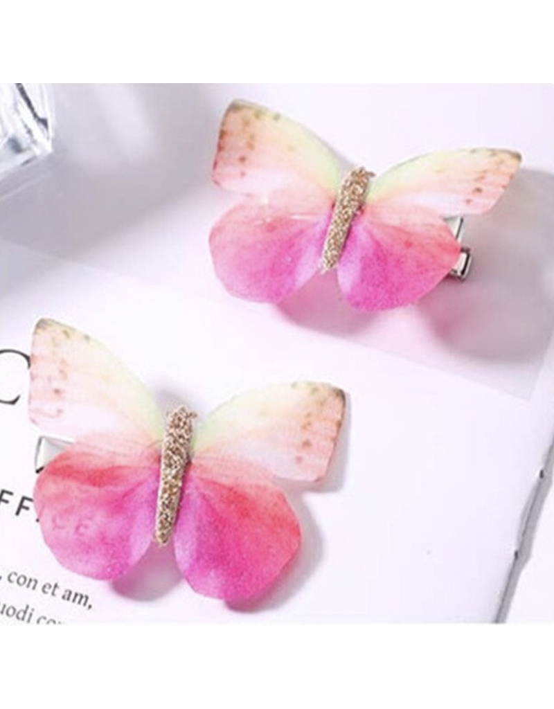 baby butterfly hair clips