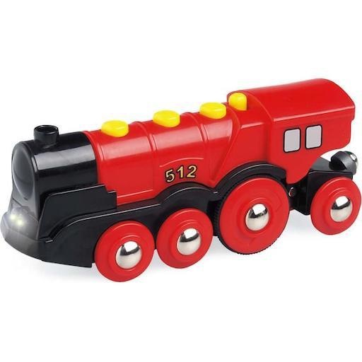 brio mighty red locomotive