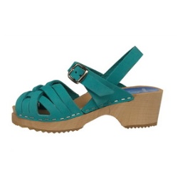 turquoise clogs