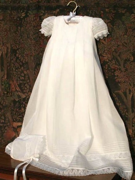 matching christening dresses