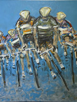 Iris Gallery Heather Blanton x Cyclist Race Forward on Aqua