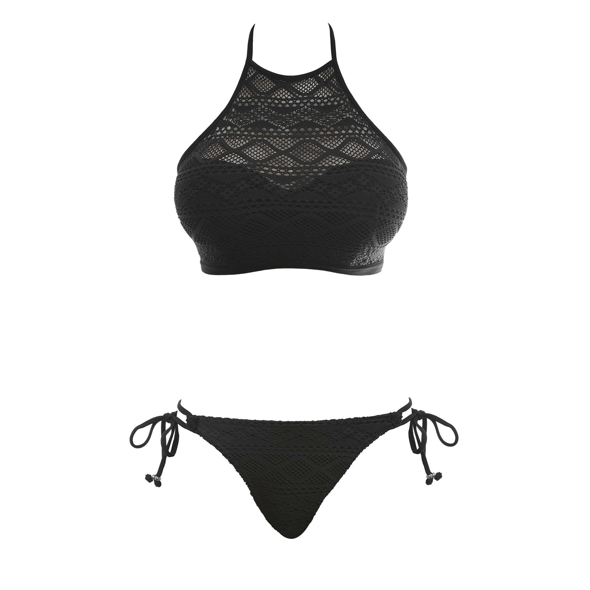 freya sundance high neck bikini top