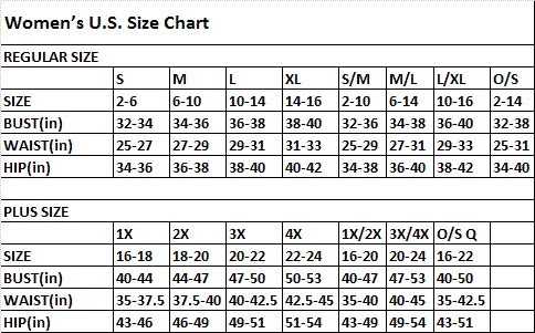 Robe Size Chart - Greenbushfarm.com