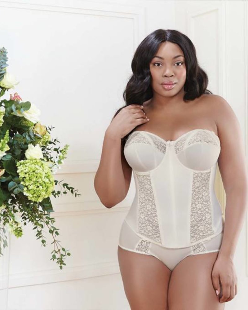 Goddess Womens Plus Size Adelaide Underwire Basque