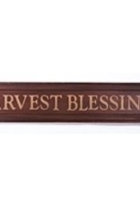 K&K Interiors Harvest Blessing Wooden Sign