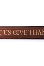 K&K Interiors Let Us Give Thanks Wooden Sign