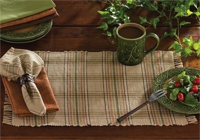 Park Designs Set of 2 Serrano Ribbed Placemats