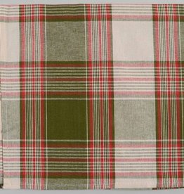 Single Woven Green Plaid Napkin
