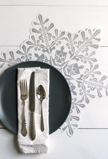 Hester & Cook Snowflake Paper Placemats