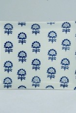 TAG Indigo Blue and White Floral Rectangular Platter