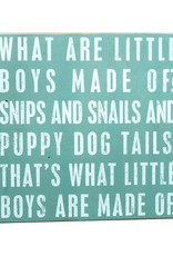 Primatives by Kathy Little Boys Box Sign