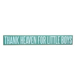 Primatives by Kathy Thank Heaven for Little Boys Box Sign