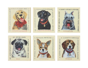 Creative Coop Golden Retriever, Black Labrador Retriever or Beagle Canvas Print
