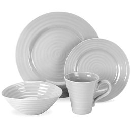 Portmeirion Group Grey 4 Piece Place Setting