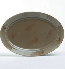 TAG Sonoma Warm Gray 17" Oval Platter