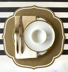 Hester & Cook Gold Medallion Paper Placemats