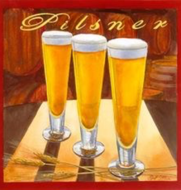 Counter Art Favorite Beers- Pilsner Sq. Coaster