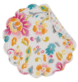 Set of 2 Sasha Bright Round Placemats