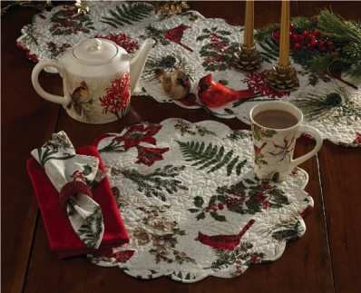 Set Of 6 Nature Sings Napkins Davis Designs