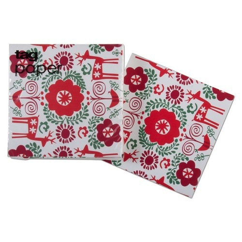 TAG Nordic Holiday Paper Cocktail Napkins