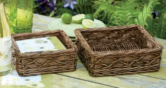 TAG Large Willow Square Napkin Holder