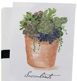 Sullivan Succulent Pot Note Card Box of 8