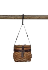 Creative Coop Wood Creel Basket Ornament
