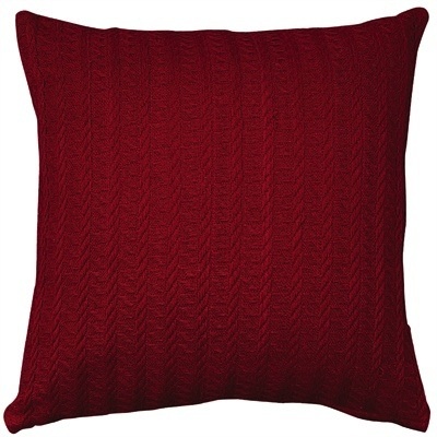 Park Designs Red Cable Pillow