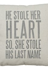 Primatives by Kathy He Stole Her Heart So She Stole His Last Name Pillow