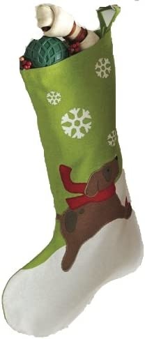 TAG Happy Holidays Dog Stocking