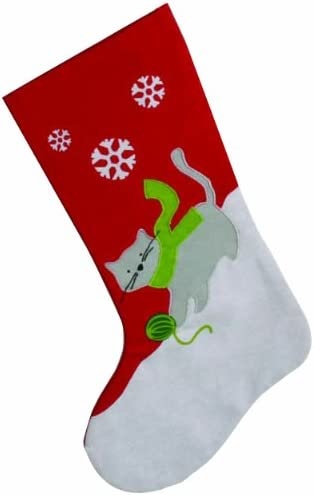TAG Happy Holidays Cat Stocking