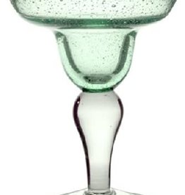 TAG Set of 5 Bubble Glass Green Margarita Glasses