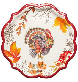 Sophistiplate Paper Products Dinner Plate Thankful Gatherings/8pkg