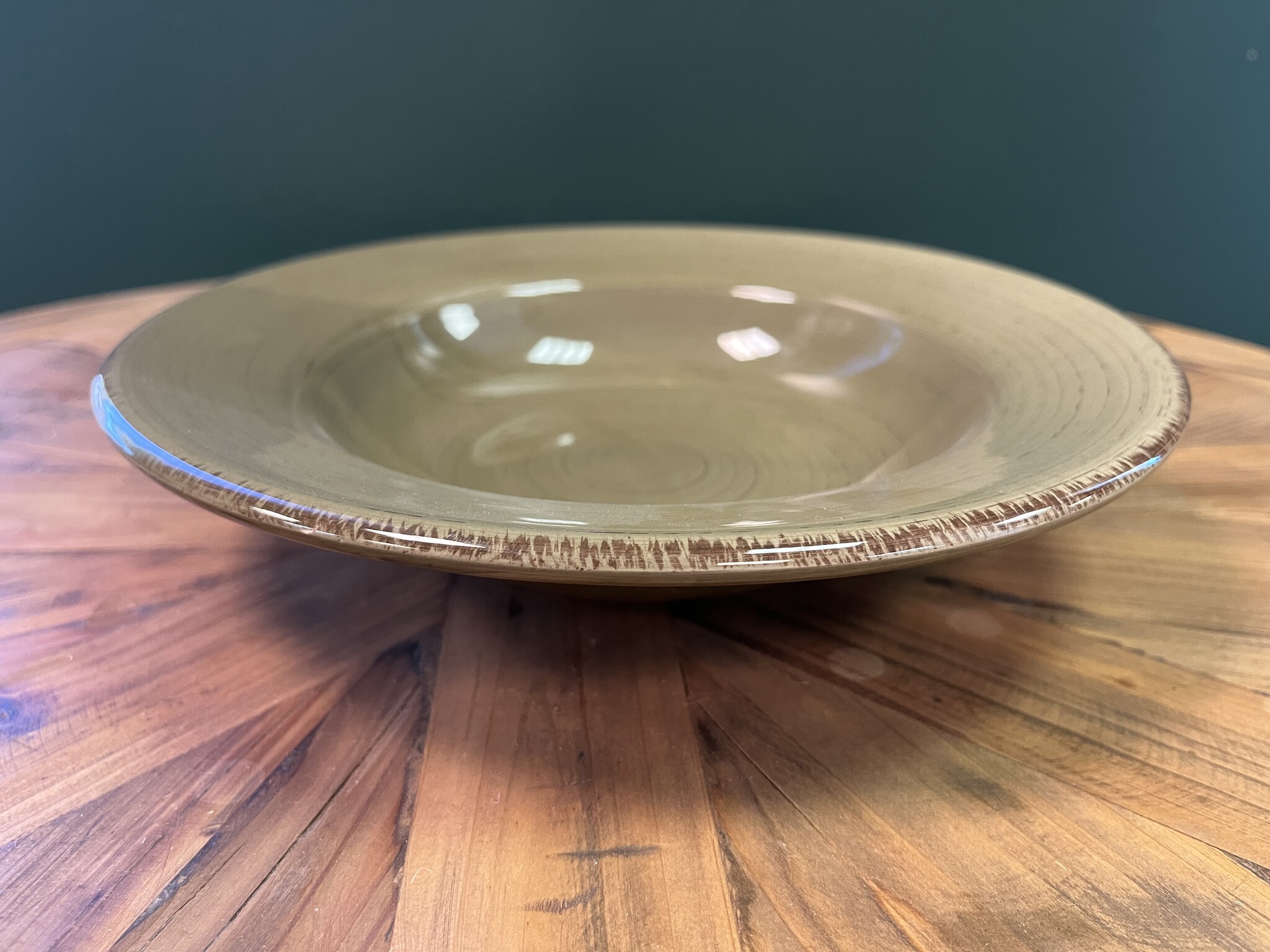 TAG Set of 3 Olive Sonoma Rimmed Bowls